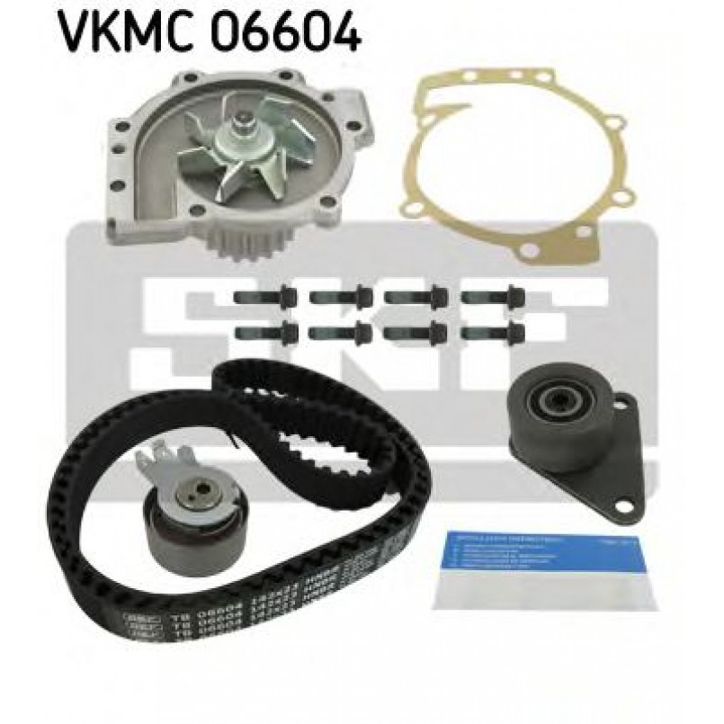 VKMC 06604 SKF - Насос охолоджуючої рідини + комплект зубчатого ремня